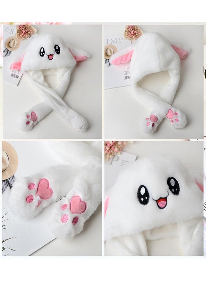 NUDFSY Bunny Caps, Cap For Girls, Winter Cap For Girls Funny Cute Plush Animal Cap With Paws For Kids Women Girl Party Holiday Birthday Dress Up Cosplay Costume Gift - Image 5